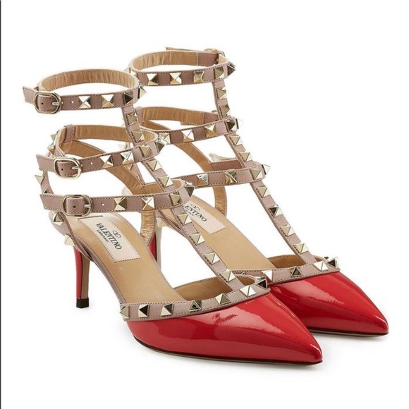 Authentic VALENTINO Rockstud Kitten Heels - Picture 2 of 8